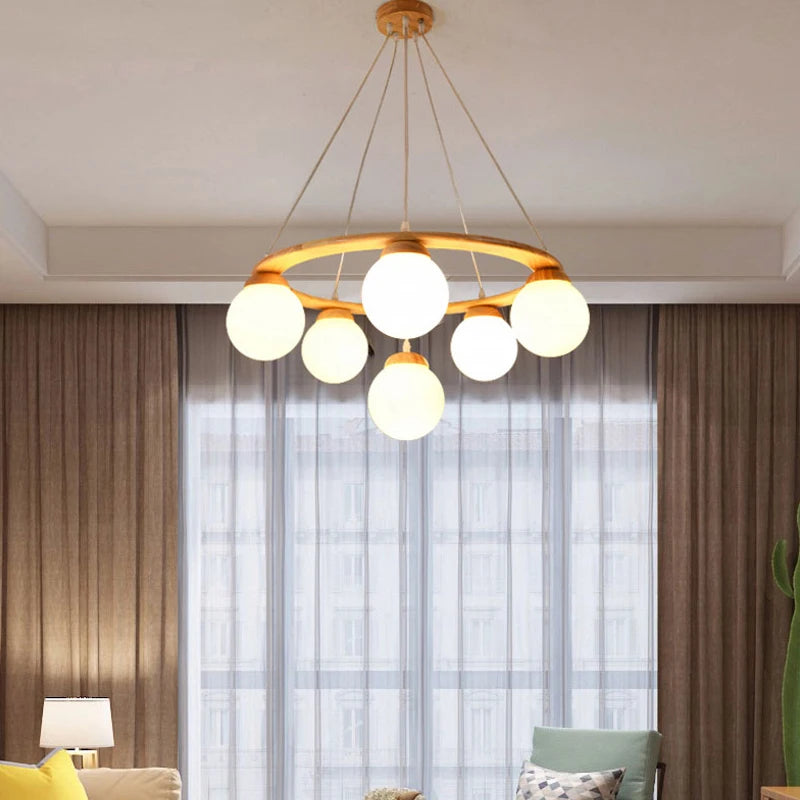 lustre nordique magique haricot créatif pour restaurant - vue 6 sur 9