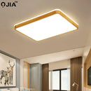 plafonnier led en bois véritable au design moderne idéal pour toutes pièces