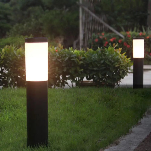 Lampe LED extérieure moderne en acier inoxydable - vue 3 sur 10