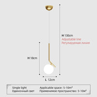 suspension moderne à bulles design créatif en verre pour décoration élégante