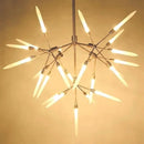 Minimalist floral design LED pendant chandelier