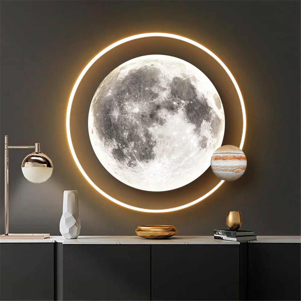 applique murale led télécommandée décorative pour intérieur moderne - vue 6 sur 14