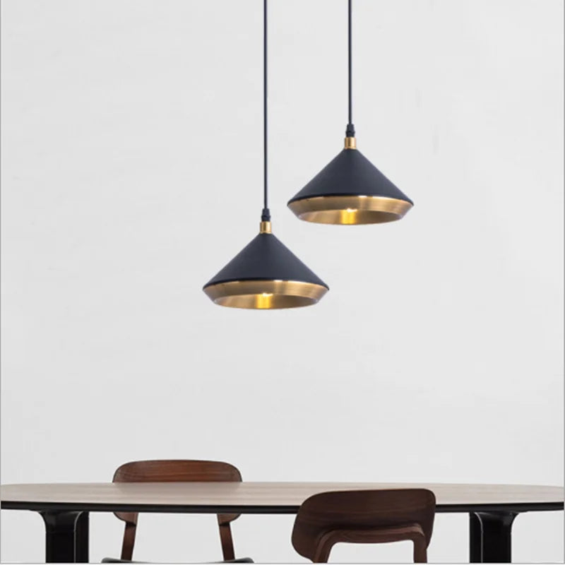 suspension industrielle nordique en métal pour décoration lumineuse - vue 4 sur 6
