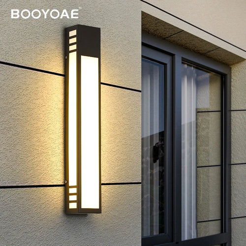Appliques murales lumière extérieure moderne escalier entrée balcon maison lampe de jardin porche avant 110V terrasse étanche éclairage mural - vue 2 sur 10