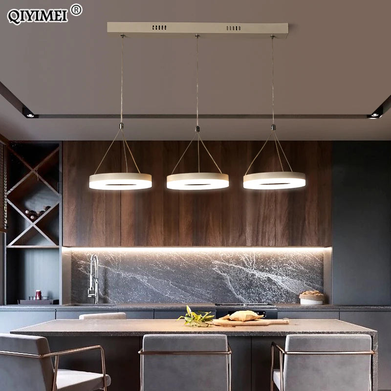 suspension led luminaire acrylique avec télécommande lampara abajur