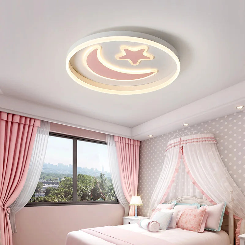 plafonnier led moderne simple luminosité dimmable maison - vue 4 sur 10
