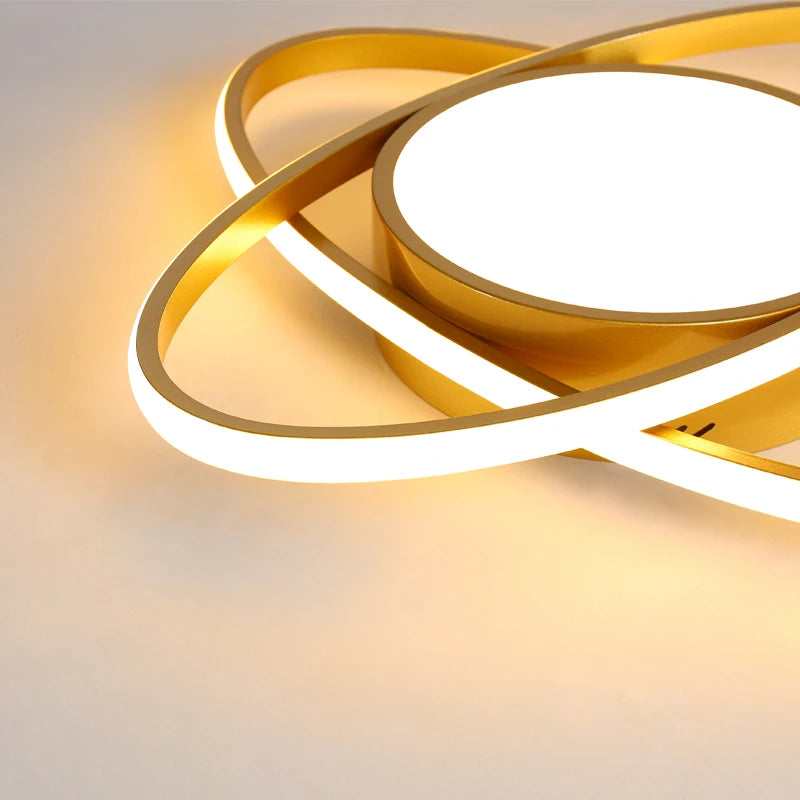 lustres led modernes pour intérieur entrée maison - vue 7 sur 10