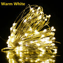 guirlande lumineuse led télécommandée fil de cuivre décorative étanche