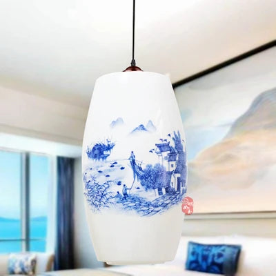 Suspension chinoise en céramique - vue 22 sur 30