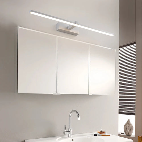 applique murale LED miroir moderne pour chambre salle de bain Luminaria luminaires déco Maison Penteadeira Luminaire Wandlamp - vue 4 sur 14