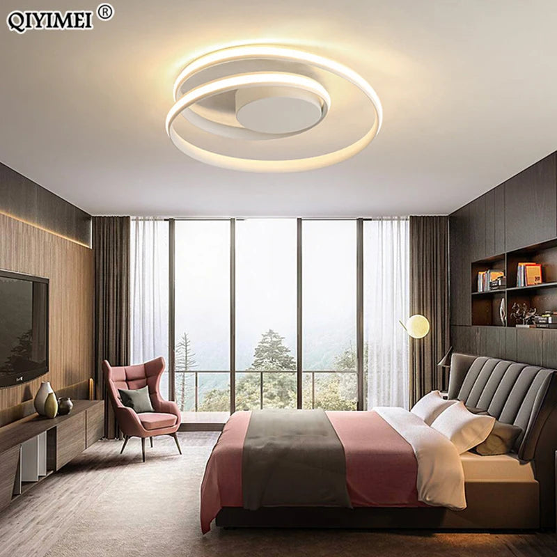 plafonnier moderne led surface montée décoration lumineuse - vue 4 sur 16