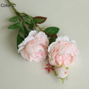têtes de rose en soie artificielle pour décoration mariage et fête