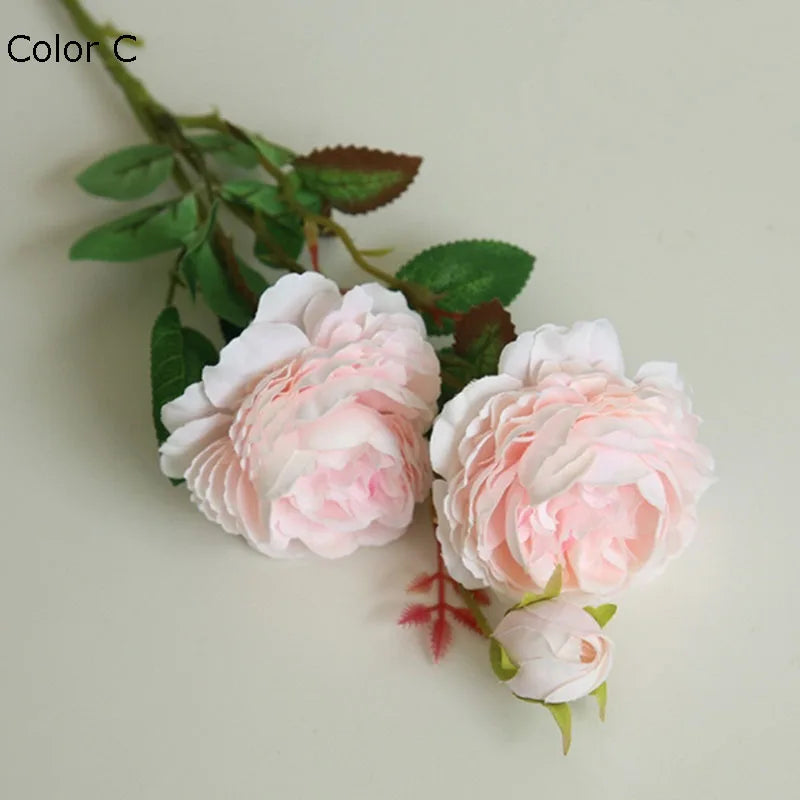 têtes de rose en soie artificielle pour décoration mariage et fête - vue 11 sur 16