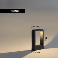 Lumières extérieures lumières de jardin lumières de pelouse modernes en aluminium étanche IP54 Villas lumières de paysage lumières de pelouse de paysage de cour
