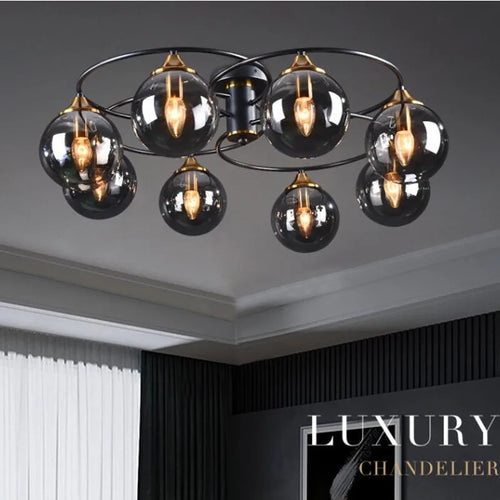 Creative glass pendant light for minimalist interior decor - vue 4 sur 15