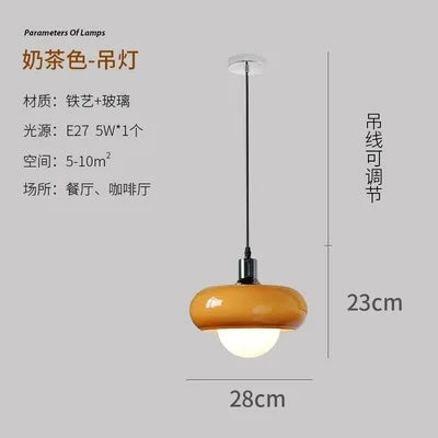 lustre nordique moderne bauhaus simple suspension décorative - vue 7 sur 7