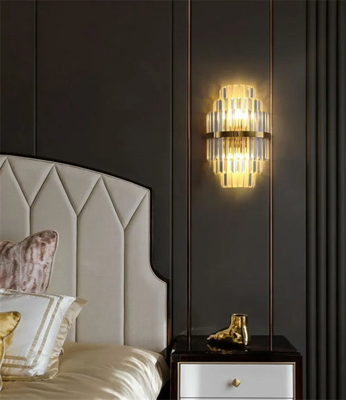 applique murale en cristal style européen moderne pour intérieur décoratif - vue 3 sur 6