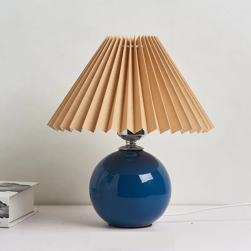 Lampe de table plissée coréenne - vue 11 sur 25