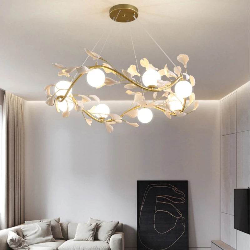 lustre nordique design pour décoration intérieure élégante et romantique - vue 2 sur 11