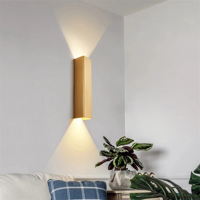 12W 18W LED applique intérieure moderne en aluminium éclairage à la maison appliques chambre salon allée couloir décoration applique murale LED lumière