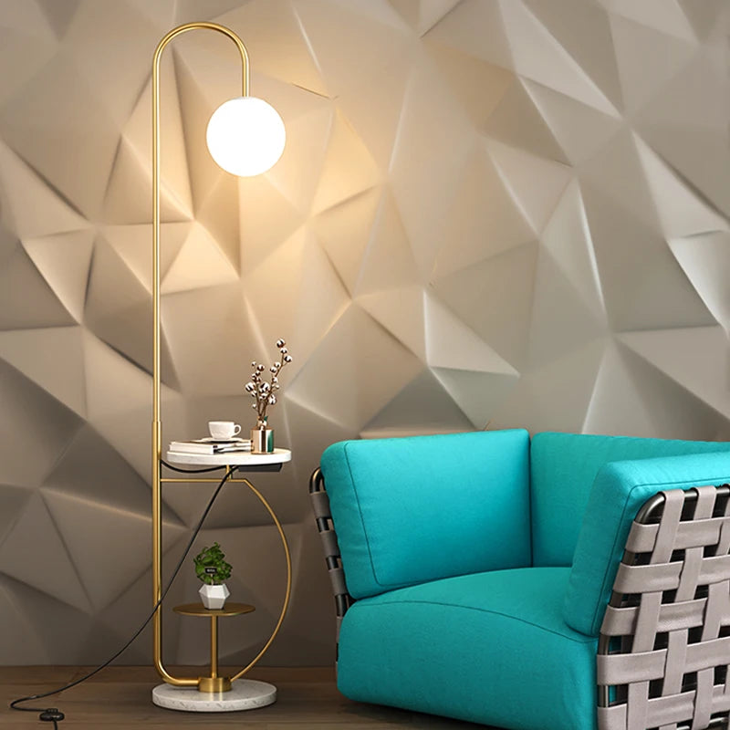 Lampadaire Led minimaliste moderne - vue 6 sur 14