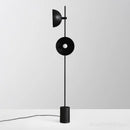 lampadaire led au sol en bois style loft européen