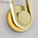Modern minimalist LED wall light for decorative interiors
