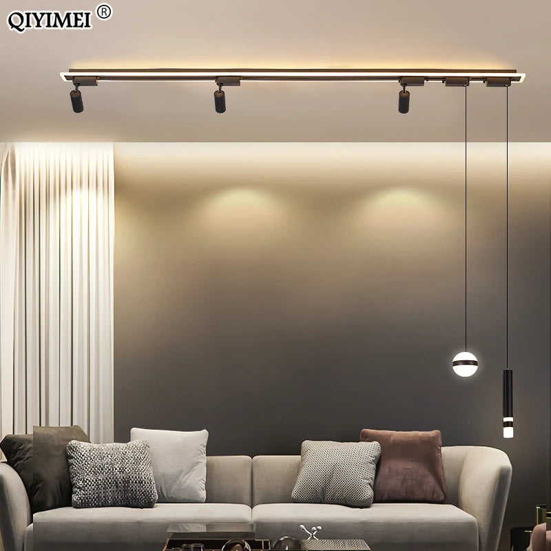 luminaire suspendu led acrylique minimaliste moderne