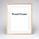 cadre en bois pour peinture et photo avec passe-partout