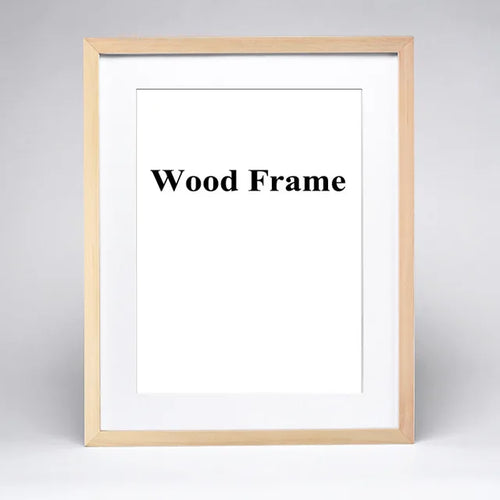 cadre en bois pour peinture et photo avec passe-partout - vue 8 sur 17