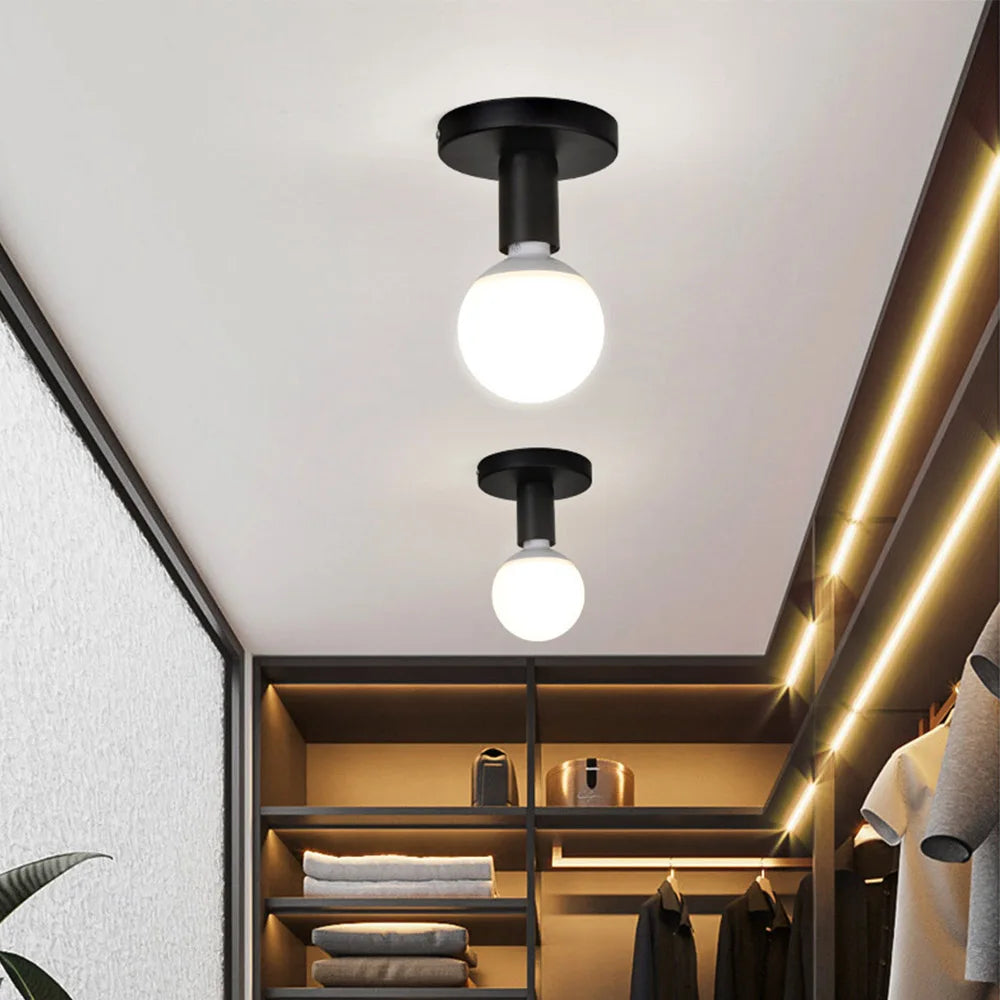 suspension vintage rétro en métal pour intérieur élégant - vue 4 sur 8