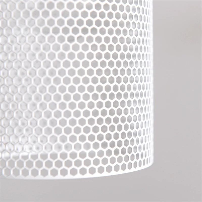 Nordic openwork pendant light modern minimalist loft style - vue 5 sur 8