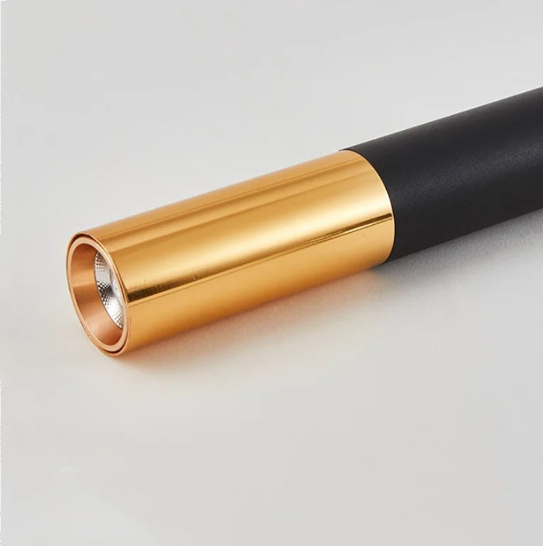 Smart Dimmable LED Lustre Long Tube Lumière Cuisine Île Restaurant Boutique Bar Décoration Cylindre Lustre Cuisine Lumière - vue 4 sur 6
