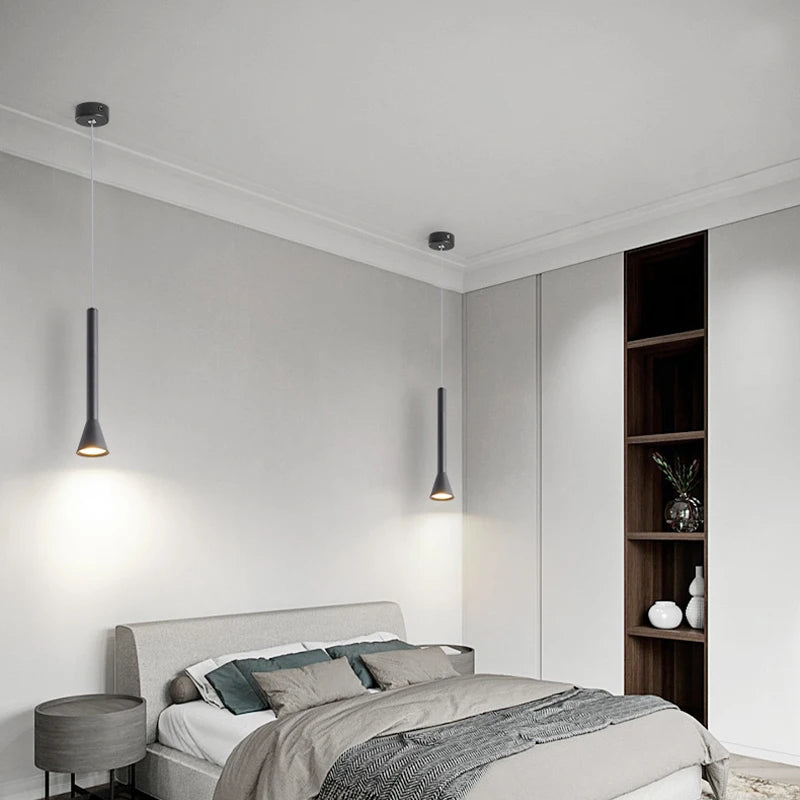 suspension LED design moderne luminaire décoratif idéal - vue 7 sur 10