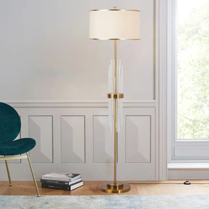 Modern glass floor lamp for stylish indoor lighting