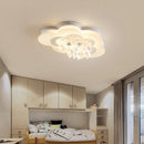 plafonnier lumineux étoiles nuages pour chambre d'enfants