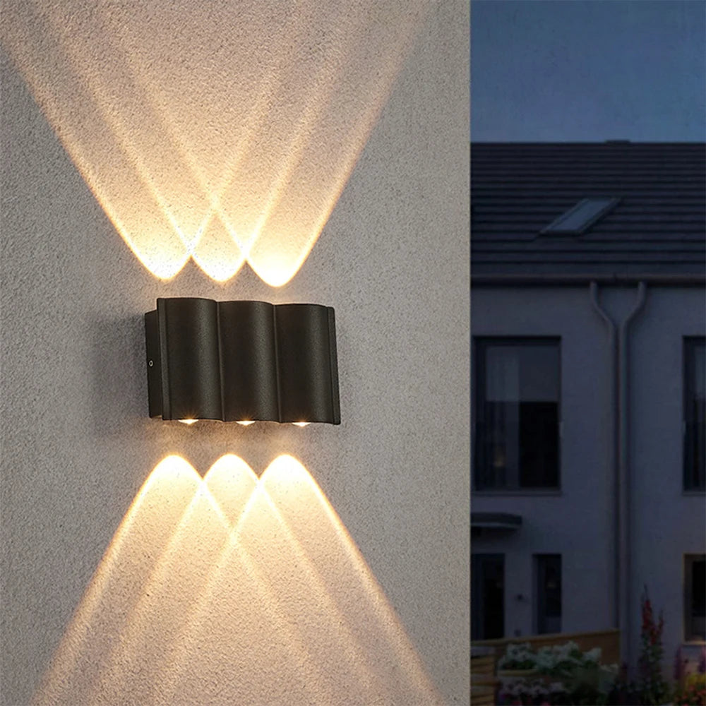 Applique murale led étanche pour éclairage intérieur et extérieur décoratif - vue 4 sur 9