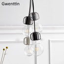 Minimalist nordic iron pendant light for interiors