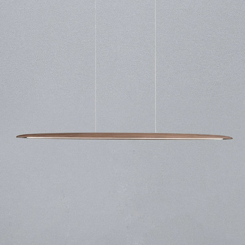 lustre led moderne créatif en noyer décoration nordique