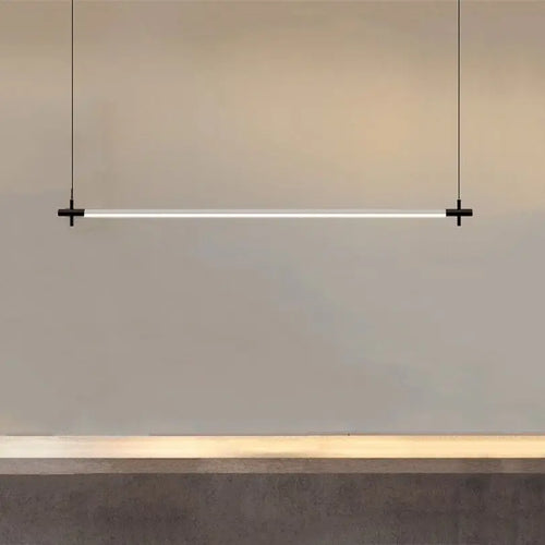 minimalist style led pendant light for dining table - vue 2 sur 7