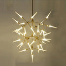 Minimalist floral design LED pendant chandelier
