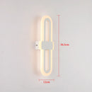 applique murale led moderne pour décoration allée couloir