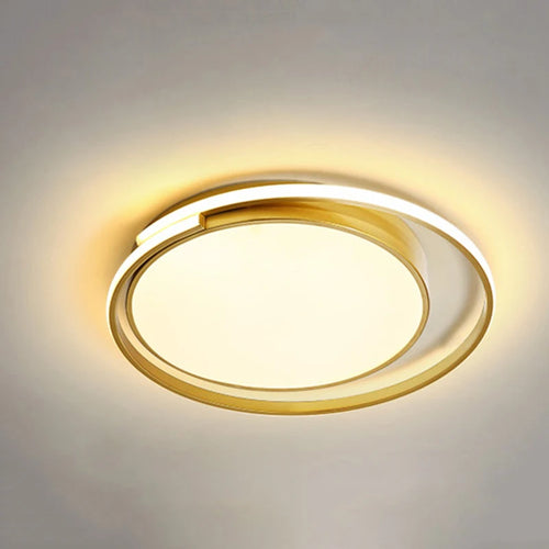 plafonnier led minimaliste en aluminium créatif allée lumières
