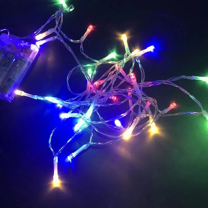 guirlande lumineuse led à piles pour fêtes et décorations diverses - vue 5 sur 6