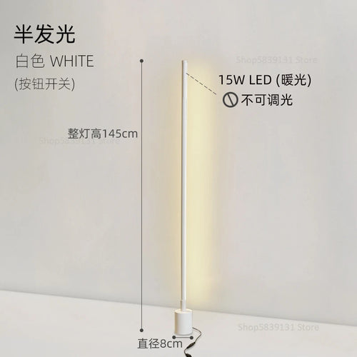 Modern nordic minimalist 360-degree super bright floor lamp - vue 11 sur 14