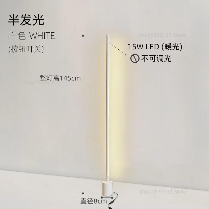 Modern nordic minimalist 360-degree super bright floor lamp - vue 10 sur 14