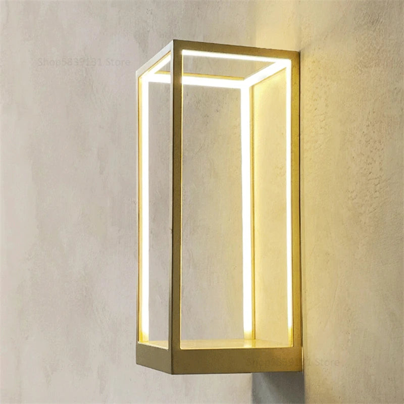 applique murale led moderne cube créatif décoration murale - vue 7 sur 7