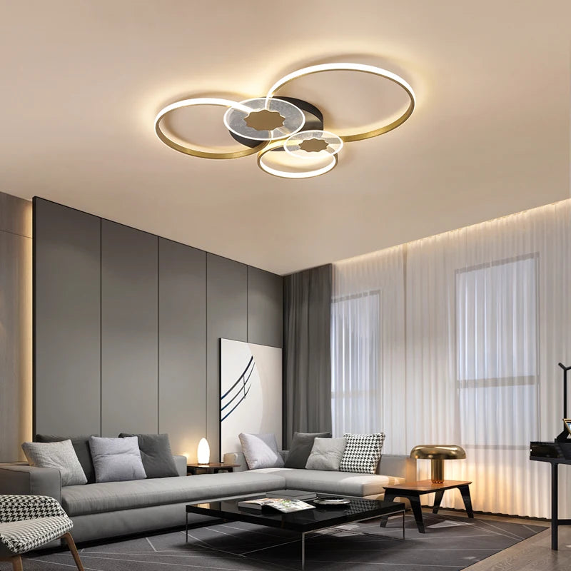 plafonnier décoratif moderne pour intérieur lumineux et élégant - vue 4 sur 8