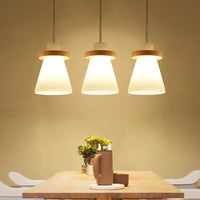 Minimalist Nordic chandelier 3 heads modern Japanese style