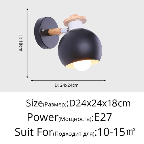 Led wall light for minimalist european interior decor - vue 16 sur 22